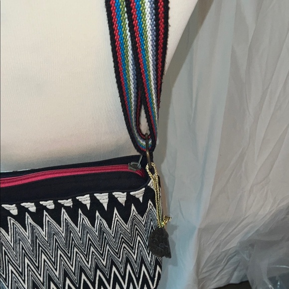 Laurel Burch Multicolor Cat Crossbody Bag - Picture 7 of 16